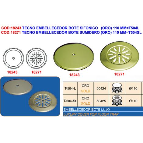 Tecno Gold Coppa Coppa Trim 110 mm T504SL-50425