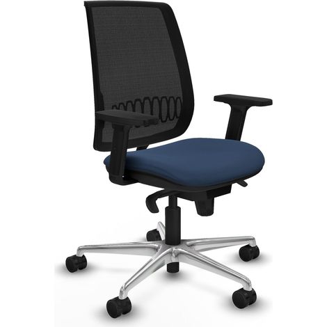 Silla de oficina piqueras y crespo Alares cuero sintético negro (1/2)