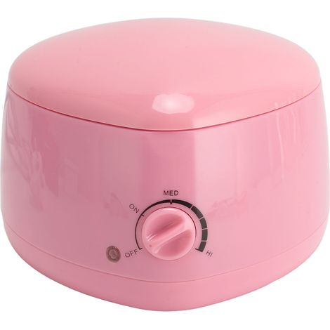 Chauffe-cire électrique mini, appareil à cire chaude en forme de cœur, avec pot intérieur en acier inoxydable, pour usage domestique et professionnel (prise UE 220 V). (1/5)