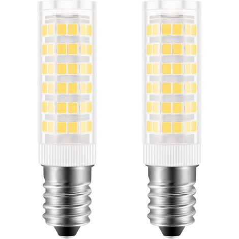 E14 LED Cooker Hood Light Bulbs 5W Natural White 4000K, 500LM, AC 220V, Equivalent E14 40W 42W Halogen, Small Screw Extractor Fan Bulbs, SES Cooker LED Light Bulbs, Pack of 2 (1/5)