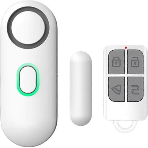 Système d'alarme de sécurité sans fil avec capteur de porte et fenêtre, télécommande, 120 dB, antivol intelligent pour la sécurité des enfants et des meubles de la maison (1/5)