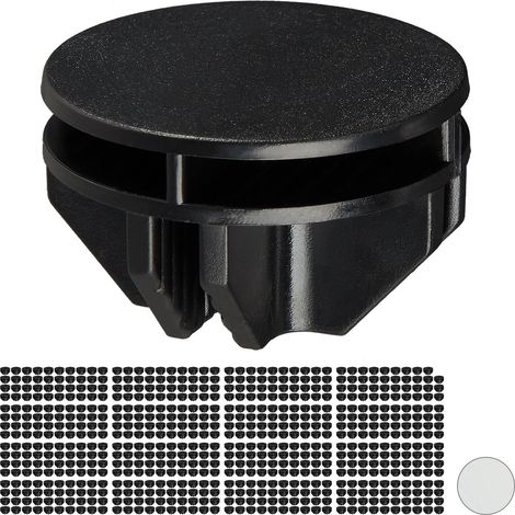 Relaxdays Connectors for Shelving Systems, Pack of 640, Shelf Adapters, Plastic Replacement Parts, Black