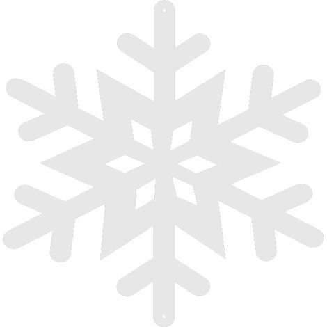 Schneeflockenanhänger, kleine Schneeflocke, durchbrochene Verzierung, Weihnachten, Winter