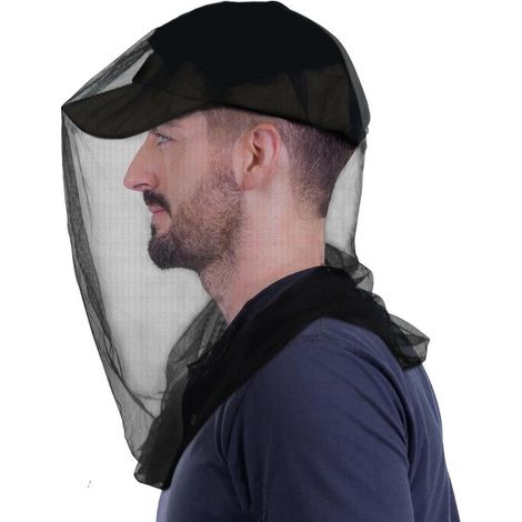 Mosquitera de cabeza de 5 piezas - extragrande y extralarga - 44x50 cm - repelente de insectos (1/4)