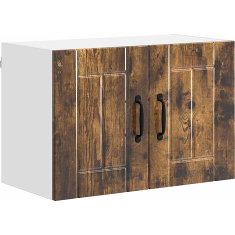 Maison Exclusive - Armadietto a muro LUCCA Rovere Fumo 60 x 31 x 40 cm