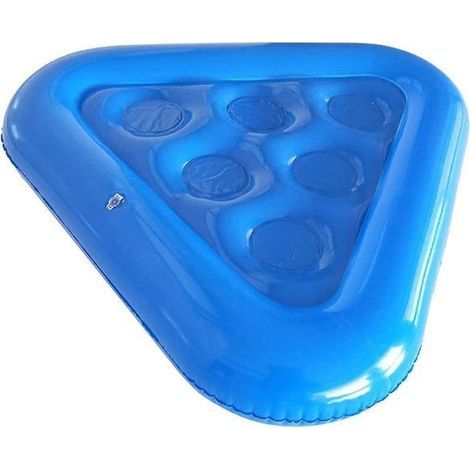 Porte Gobelet Gonflable 6Trous Plateau Flottant Pour Piscine Support Gonflable De Boisson,Triangulaire Flottant Porte-Gobelets (1/5)