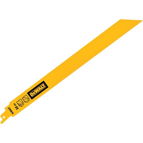 Cuchilla recíproca bimetálica de 1 pulgada de alto metal, 304 mm x 14 TPI (paquete de 5)