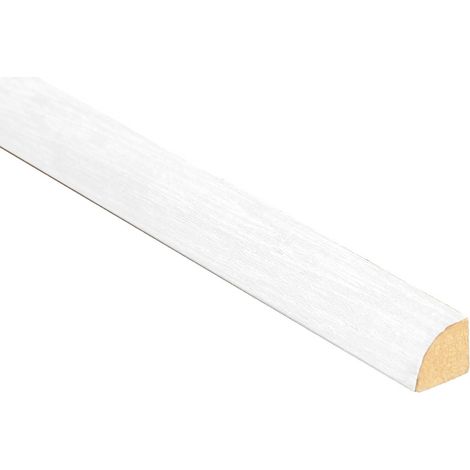 QUARTO DI TONDO 14X14X3000MM BIANCO