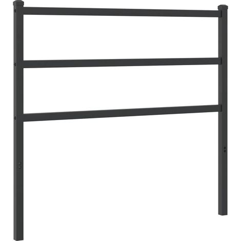 Tête de lit,Panneau décoratif métal noir 107 cm CFW8190539 (1/5)