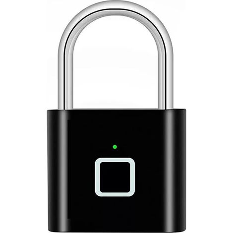 LYERCW - Cadenas intelligent à empreinte digitale, cadenas rechargeable à empreinte digitale étanche IP67, déverrouillage par empreinte digitale pour valise, casier de salle de sport [GKS]