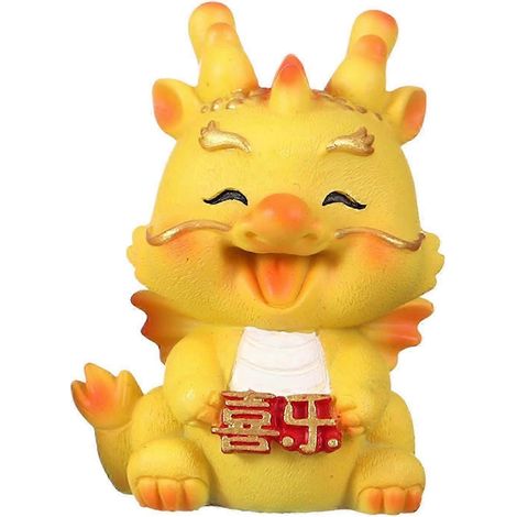 Statue de dragon en résine, souvenir décoratif, sculpture de dragon, statue d'animal chinois, pour étagère ou meuble de rangement-Style B (1/5)