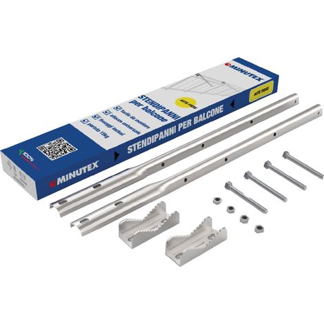 STENDIBIANCHERIA FISSO PER BALCONE inox