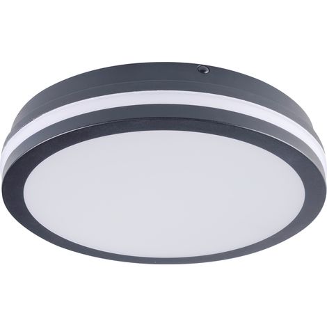 Il tetto LED IP65 24/30W – CCT – Grafite – Ø260mm – Interno/esterno (1/5)