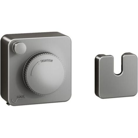 étendoir à linge rétractable pour intérieur et extérieur, fixation murale en acier inoxydable, 4,8 m (carré, gris) (1/4)