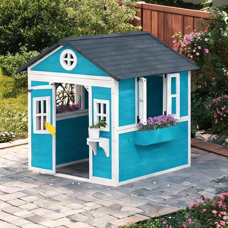 SunJet Cabane de jardin pour enfant, maison de jeu extérieure - Réf. FMTXFRTA0W96 (1/5)