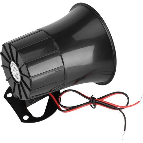 Avertisseur sonore filaire 12V 15W avec support pour système de sécurité domestique (1/5)