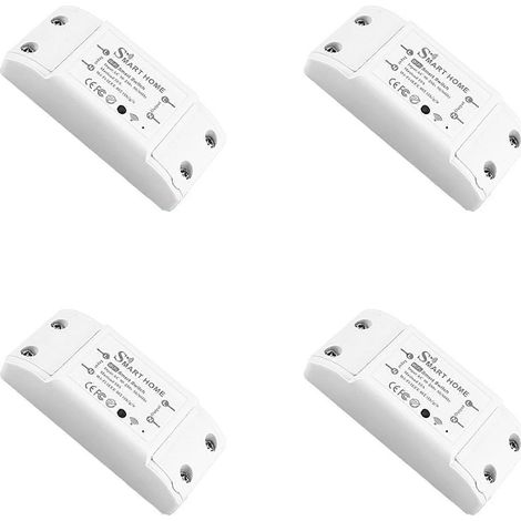 interrupteurs intelligents Tuya pour la maison connectée, avec commande à distance sans fil, minuterie et module relais sans fil. (1/5)