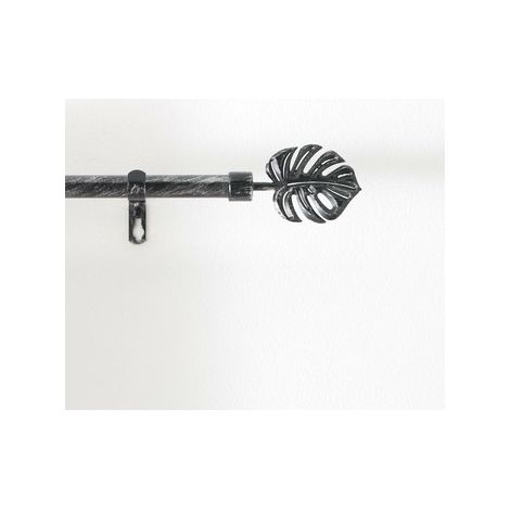 Kit tringle décorative Tropical - L 120 / 210 x D 1,9 cm - Noir - Livraison gratuite