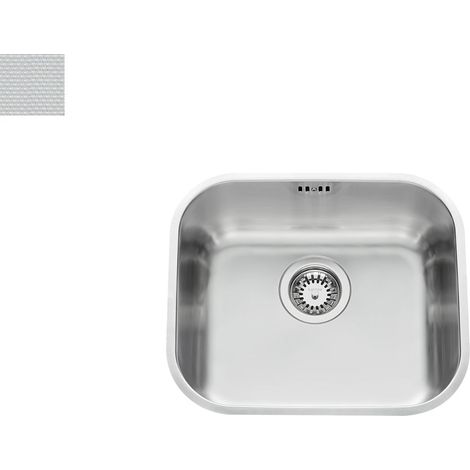 Evier Luisina EVSP11IND Inox Nid d'abeille - Inox Nid d'Abeille - Vidage : Automatique rond satiné