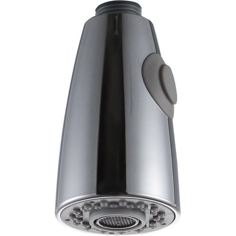 Deux Fonctions Robinet Cuisine Remplacement Extractible pour Douchette Evier Cuisine tête de pulvérisation en chrome 1/2" L'interface