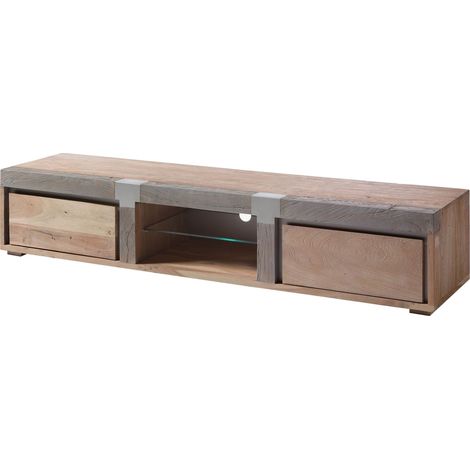 TV-Board Akazie 205x48x39 beige lackiert Amsterdam 102