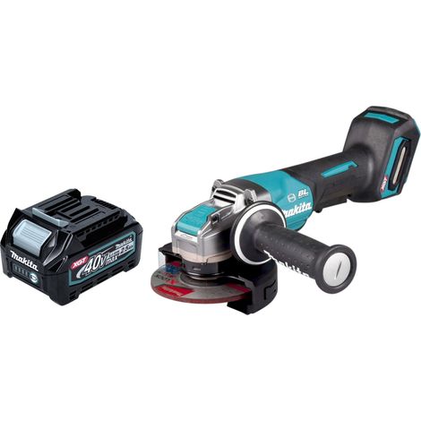 Makita GA 047 GD1 Amoladora angular sin cable 40 V máx. 125 mm X-LOCK Brushless + 1x batería recargable 2,5 Ah - sin cargador