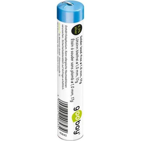 Fil à souder Goobay 40843 sans plomb 1mm 17g (1/3)