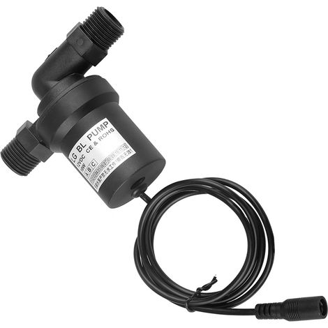 Pompe à eau solaire sans balais 12 V 10 W CC haute température pour le pompage de circulation (1/5)