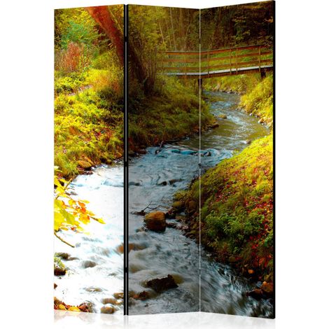 Paravent 3 Volets "Brook Sunrise" 135x172cm (1/2)