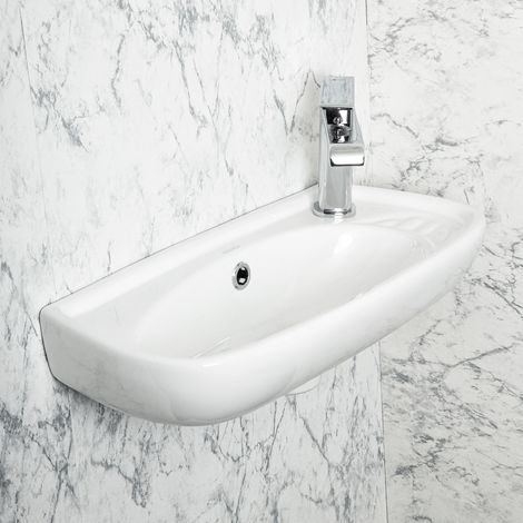 Waschbecken hängend ELFY 51 cm aus Keramik