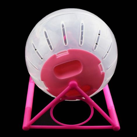 Übungskugel für Hamster, 10 cm, blau, mit Unterstützung (1/3)