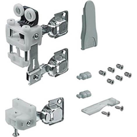 Ferrure de porte coulissante 927826012kg gauche gris (1/4)
