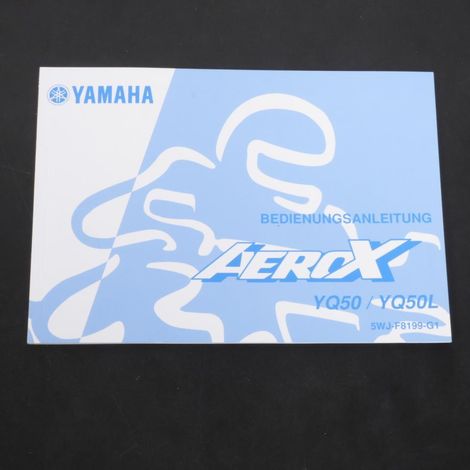 original benutzerhandbuch für roller yamaha 50 aerox 5wj-f8199-f1