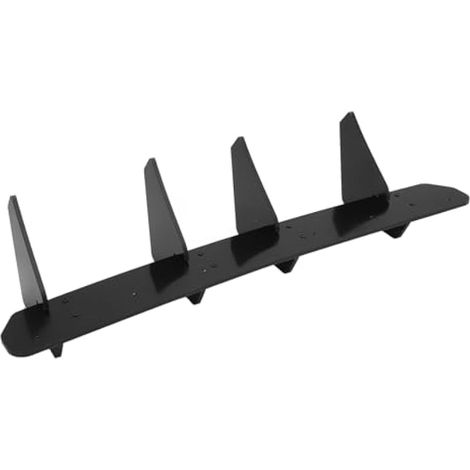 Diffuseur de pare-chocs arrière noir brillant MK6 Standard 2009-2012 (1/4)