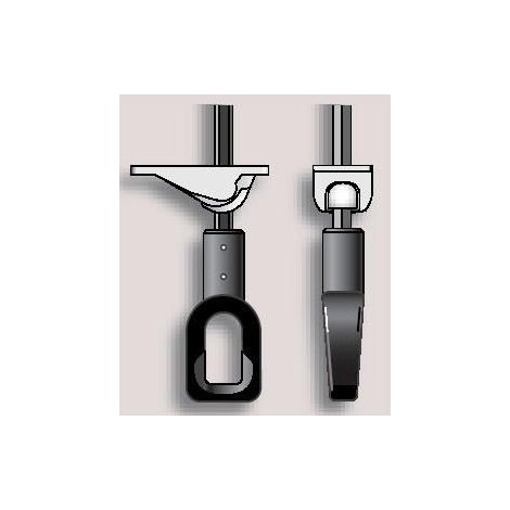 Somfy – Sortie de caisson à 60° – Longueur 260 mm – Hexagonale 7 mm – Compatible avec manivelles à crochet réf 9129671 et 9129674 (1/2)