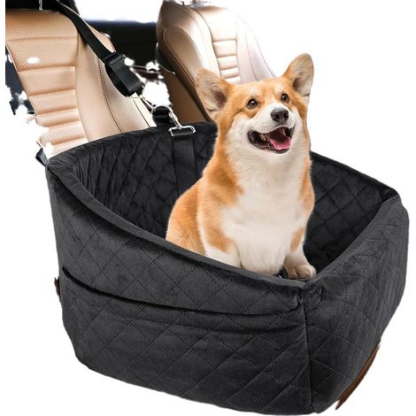 voyage de siège auto pour chien petite et moyenne taille, protection sièges avant arrière lit voyage (1/4)