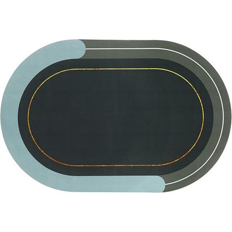 Tapis de bain absorbant en terre de diatomées, antidérapant, sèche-rapide, paillasson de sol pour salle d'eau, tapis de pied WC domestique (1/5)