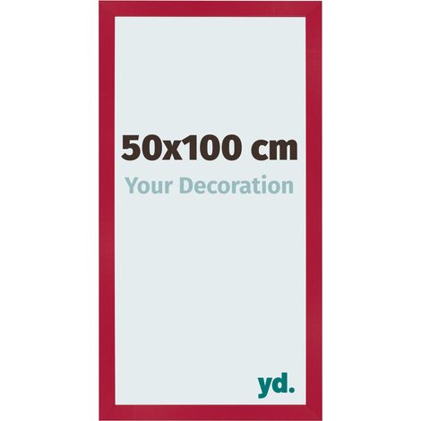yd. - Cadre photo 50x100 - Rouge - MDF - Bologna (1/5)