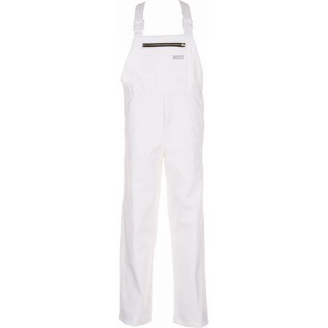 Arbeitshose Latzhose BW 290 reinweiß Größe 42 (1/5)