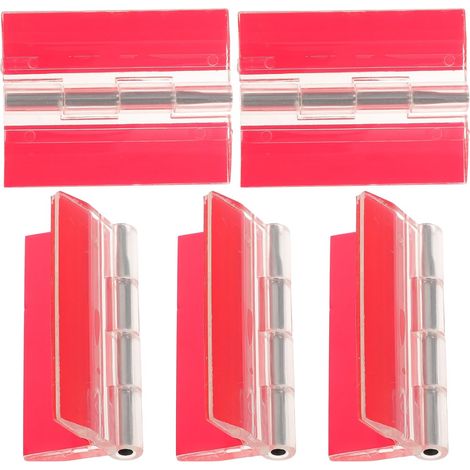 5 Pièces Charnières Adhésives Charnière À Piano Continue Ruban De Montage Double Face Pré-Appliqué Pour Panneaux Acryliques Armoires Verre Métal Carton Et Pvc (1/5)
