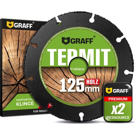 Multi Wheel Disque à Tronçonner pour Meuleuse D'angle 125mm / 115mm, Coupe Fine en Bois, Stratifié, Plastique (125 mm) (1/5)