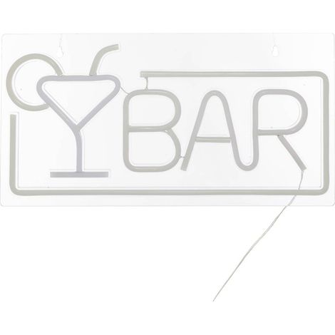 Tube néon mural led Bar L 42cm - Atmosphera créateur d'intérieur (1/4)
