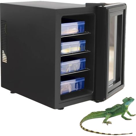 Incubadora de huevos para reptiles, capacidad de 23 L, rango de temperatura de 10 a 40 °C, voltaje de 220 V a 240 V, potencia de 55 W, nivel de ruido de 32 dB. (1/5)