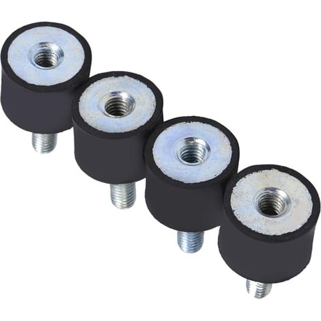 Rubber Shock Absorber Mounts Set of 4 Rubber Insulator Holder with Studs M6 Anti Vibration Silentblock for Car Boat (1/5)