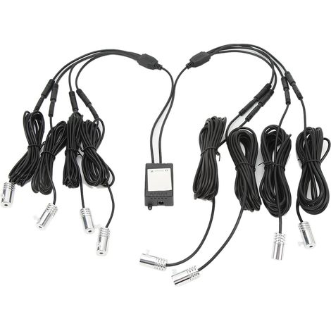 Lampe d'ambiance LED pour voiture, télécommande APP, éclairage décoratif véhicule, kit auto (1/5)