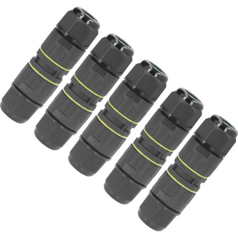 IP68-Anschlussdose für Außen-LEDs - EW-M25B-3P - 5 Stück wasserdicht (9-12 mm) (1/5)