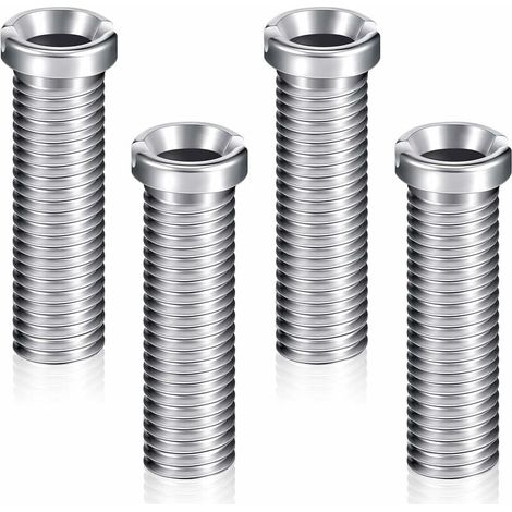 4 Vis de Panier d'Évier 45 mm Vis de Bonde en Acier Inoxydable Accessoires de Fixation Vis de Boulon d'Évier Vis de Bouchon de Crépine de Panier d'Évier pour Cuisine Lavabo (1/4)