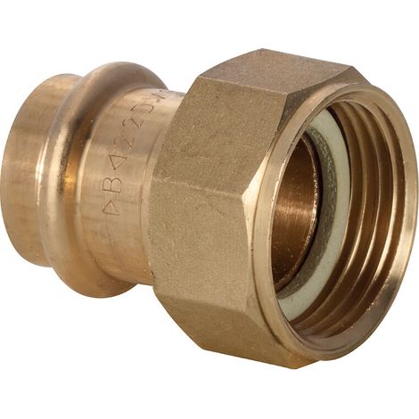 Raccord écrou libre supérieur à B inférieur à Press FF Ø28-26x34 - IBP ATCOSA