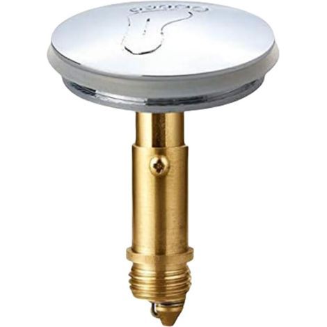 [JAMAIS UTILISÉ] Bonde Clic-Clac Pop-Up 43 Mm Pour Lavabo De Salle De Bain, Lavabo De Cuisine, Lavabo De Salle De Bain, Bouchon En Laiton Massif Plaqué Chrome (1/4)