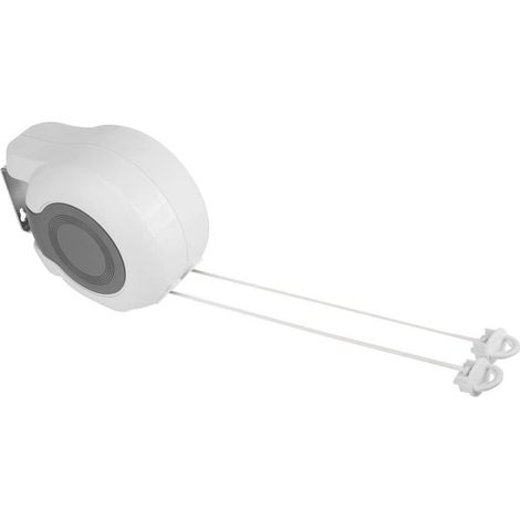 Tendedero doble retráctil de pared Toivize de 13 m para ropa, apto para uso interior y exterior. (1/5)